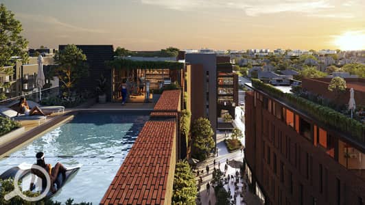 شقة فندقية 1 غرفة نوم للبيع في القاهرة الجديدة، القاهرة - CAM62- POOL ROOF. jpeg. jpg
