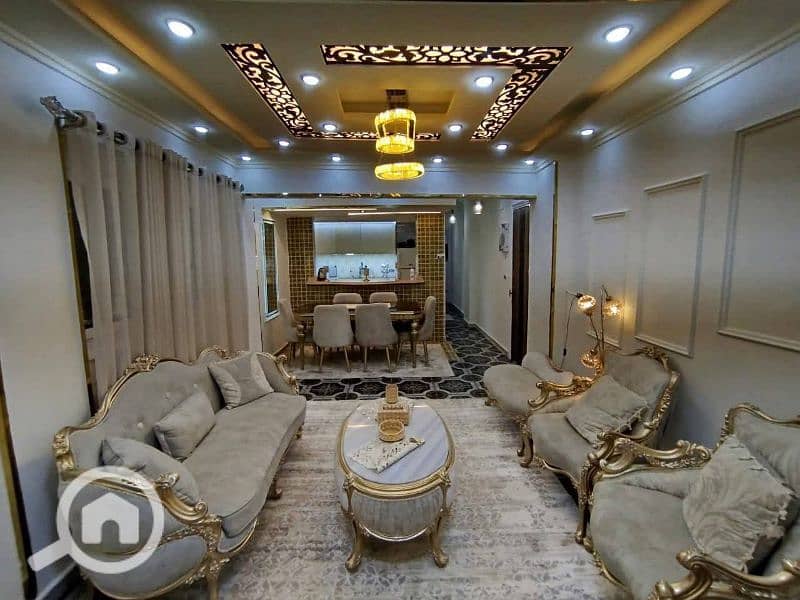 شقة للبيع بالفرش بالإسكندرية قرية 6 أكتوبر العجمي الكيلوا 21