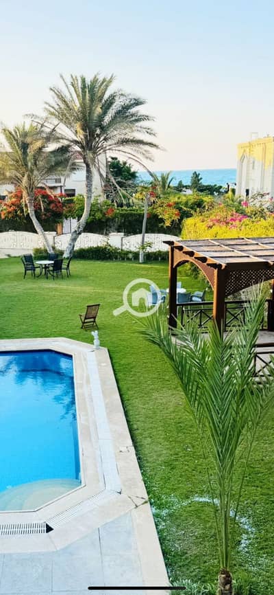 5 Bedroom Villa for Rent in North Coast, Matruh - فيلا مارينا 6 صف تاني بحر - برايفت بول