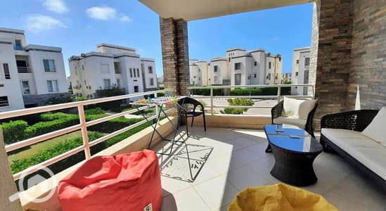 1 Bedroom Chalet for Sale in North Coast, Matruh - شاليه للبيع في قرية امواج Amwaj الساحل الشمالي فيو مميز جدا على الاجون