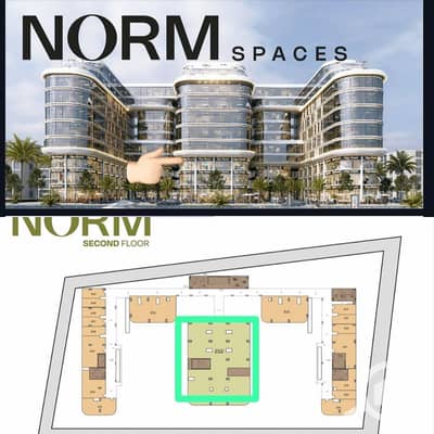 Office for Sale in New Capital City, Cairo - مكتب ادارى للبيع 43 م في العاصمة الادراية في MU23 بسعر مميز جدا