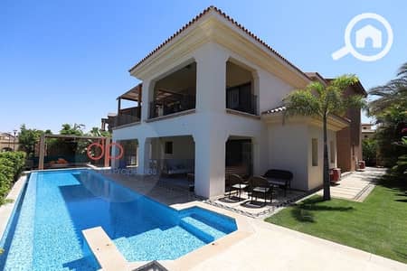 8 Bedroom Villa for Rent in North Coast, Matruh - Luxury villa for daily rent in Marassi North Coast With Pool