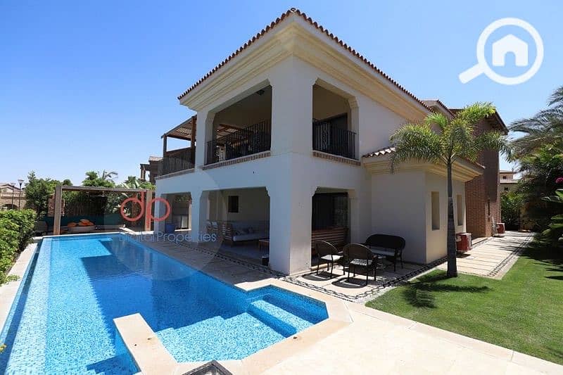 Luxury villa for daily rent in Marassi North Coast With Pool