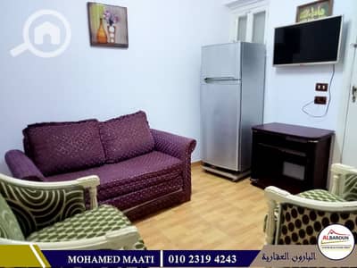 1 Bedroom Apartment for Rent in Roushdy, Alexandria - ستوديو للأيجار مكيف على محطة ترام مصطفى كامل 50 متر