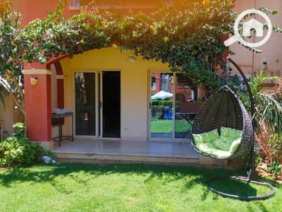 3 Bedroom Chalet for Rent in Ain Sukhna, Suez - شاليه أرضي بجاردن 3غرف في اميز موقع قرية لاسرينا العين السخنه