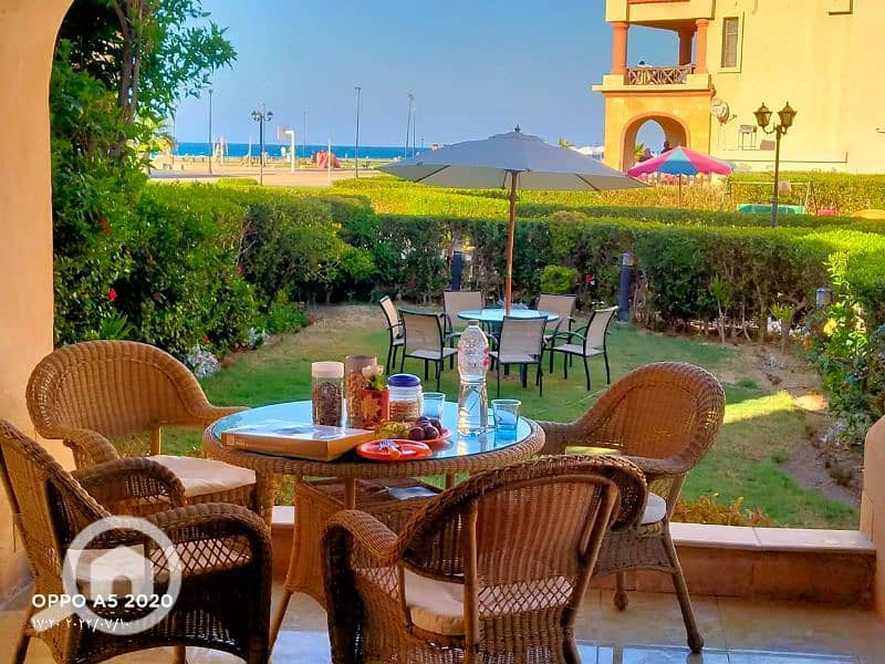شاليه ارضي صف ثاني للايجار لازوردي باي الساحل الشمالي Lazorde bay
