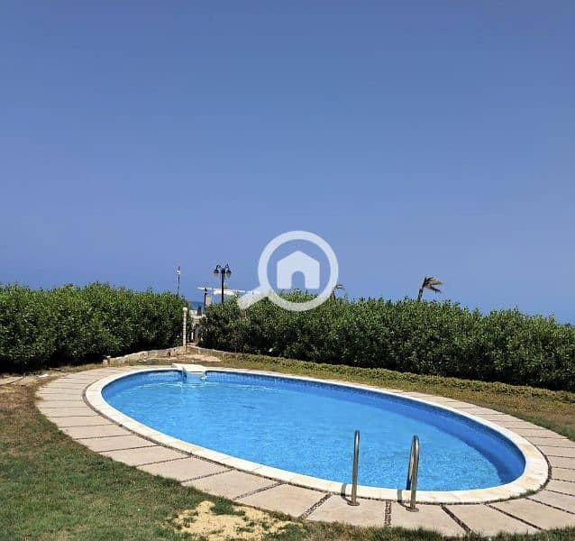 شاليه صف اول للايجار لازوردي باي الساحل الشمالي العالمين Lazorde bay