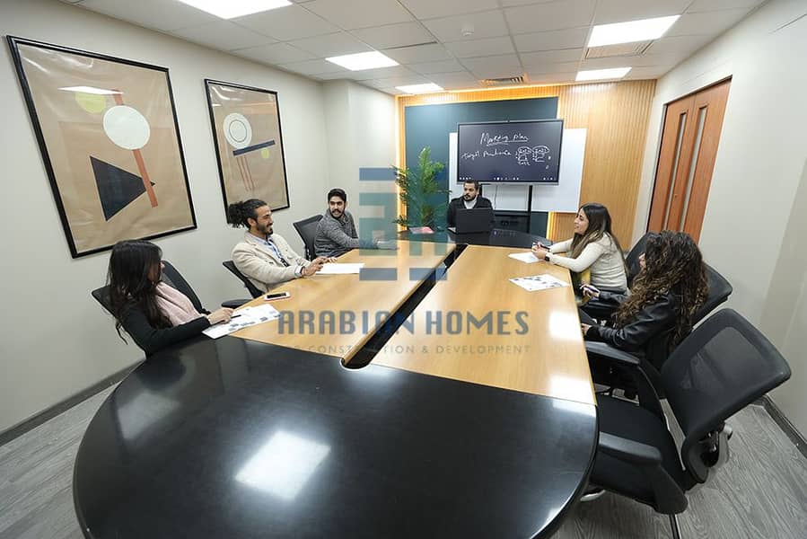 2 Meeting Rooms fully equiped at the office space. jpg