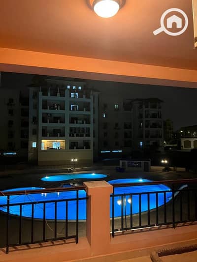 2 Bedroom Apartment for Rent in 6th of October, Giza - فيو على حمام السباحة شقة مفروشة للإيجار في دريم لاند كمبوند