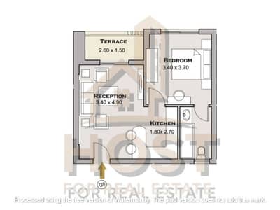 استوديو  للبيع في القاهرة الجديدة، القاهرة - استوديو مميز للبيع في ليك بارك تاج سيتى for sale studio in taj city