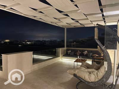 شاليه 2 غرفة نوم للايجار في الساحل الشمالي، مطروح - ايجار شاليه 160متر فى هاسيندا باى hacienda_bay