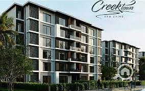 4 Bedroom Duplex for Sale in New Cairo, Cairo - Duplex with garden, resale, for sale at the lowest price in Creek Town, Fifth Settlement