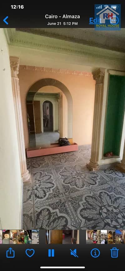 3 Bedroom Duplex for Sale in Heliopolis, Cairo - العنوان : شقه دوبلكس 300م للتمليك شارع عمر بن الخطاب الرئيسي -