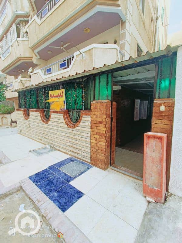 شقه أرضى بمدخل خاص فى شاطئ النخيل خطوات للبحر والمطاعم مسجلة بالجمعية