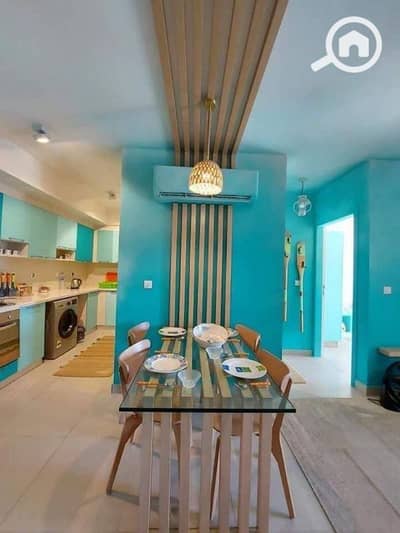 1 Bedroom Chalet for Rent in North Coast, Matruh - شاليه للايجار مارينا مراسى one bedroom Marina MARASSI pool view