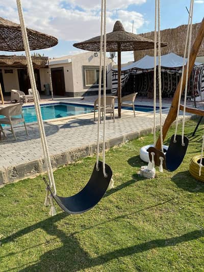 فیلا 4 غرف نوم للايجار في 6 أكتوبر، الجيزة - فيلا للايجار اليومي بالريف الاوروبي ٢٠ دقيقة من الشيخ زايد من المالك
