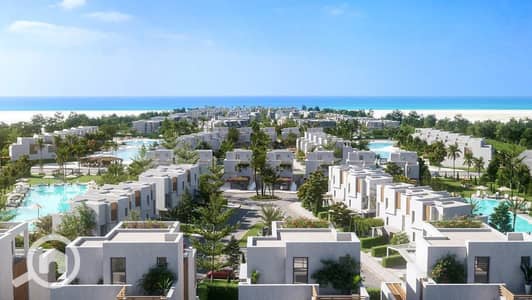 3 Bedroom Townhouse for Sale in North Coast, Matruh - تاون هاوس فى قريه شماسى سيدى عبد الرحمن الساحل الشمالى