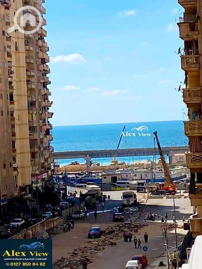 فلیٹ 2 غرفة نوم للبيع في سيدي بشر، الإسكندرية - للبيع شقه مرخصه علي محمد نجيب الرئيسي بفيو رائع عالبحر