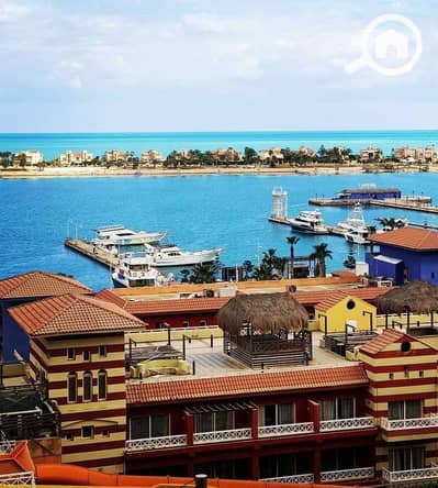 شاليه 2 غرفة نوم للايجار في الساحل الشمالي، مطروح - شاليه للايجار مارينا 3 بورتو مارينا الساحل الشمالى Porto Marina