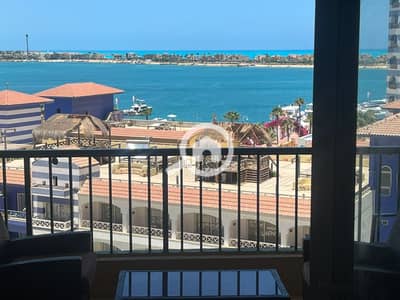 شاليه 2 غرفة نوم للايجار في الساحل الشمالي، مطروح - مارينا 3 شاليه للايجارع البحر مباشر الساحل الشمالى Porto Marina