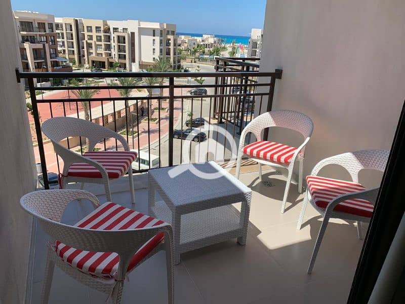 للايجار استوديو مارينا مراسي/ For Rent chalet marasii