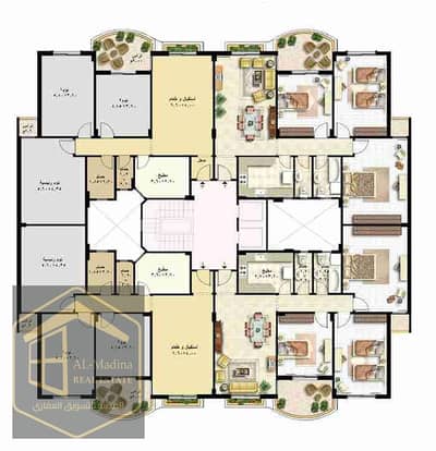 شقة 3 غرف نوم للبيع في القاهرة الجديدة، القاهرة - elrehab-apartments-level-8-model-B-B_3. jpg