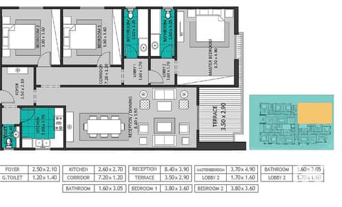 3 Bedroom Flat for Sale in New Cairo, Cairo - Screenshot 2025-07-08 141617. png