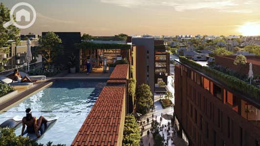 شقة فندقية 1 غرفة نوم للبيع في القاهرة الجديدة، القاهرة - CAM62- POOL ROOF. jpeg. jpg