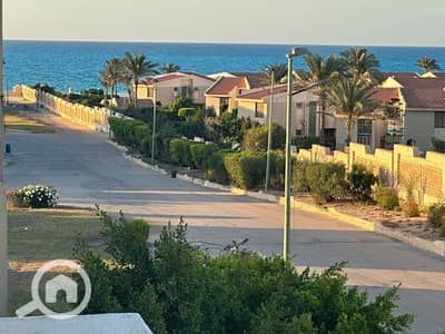 3 Bedroom Chalet for Rent in North Coast, Matruh - Sea view chalet for rent, 5th row from the beach, Lotus Resort, North Coast, KM 91