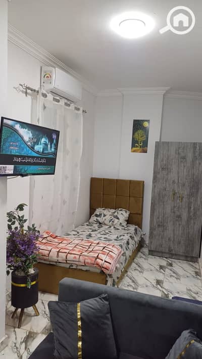 Studio for Rent in New Cairo, Cairo - ستوديو60م مفروش بجاردنيا هايتس1 خلف جملة ماركت وعلى محورجمال عبدالناصر