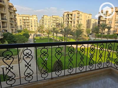 3 Bedroom Apartment for Rent in New Cairo, Cairo - شقة139م فيو جاردن بالرحاب2 تشطيبات خاصة بالتكيفات والمطبخ