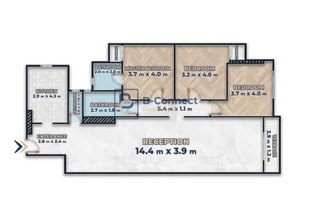 3 Bedroom Apartment for Sale in San Stefano, Alexandria - B_2. jpg