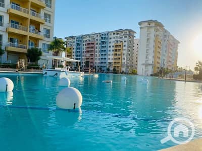 شاليه 2 غرفة نوم للايجار في الساحل الشمالي، مطروح - 2 bedroom view lagoon in Porto golf marina new Alamein