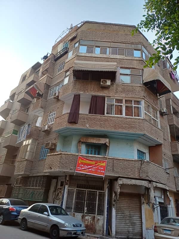 عقار ١٢ شقة و٢ محل تجاري بميدان الفرنساوي مصر القديمة