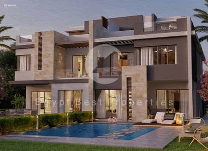 3 Bedroom Twin House for Sale in 6th of October, Giza - twin_2. png