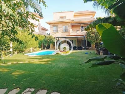5 Bedroom Villa for Rent in New Cairo, Cairo - فيلا للايجار مفروش بحمام سباحة في التجمع الخامس