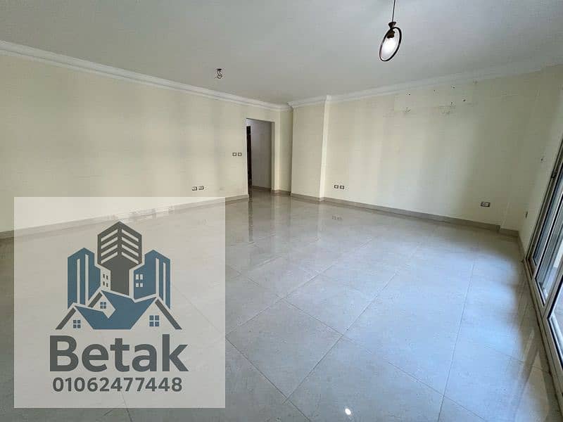 For rent 235 sqm + kitchen cabinets and air conditioning in the Anthonyadis City compound, 4 rooms in front of Al-Fursan school