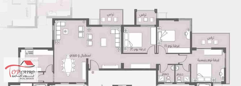 3 Bedroom Flat for Sale in Madinaty, Cairo - 1000633476. jpg