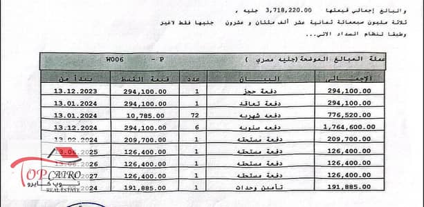 2 Bedroom Apartment for Sale in Madinaty, Cairo - WhatsApp Image 2025-07-27 at 11.31. 31_1fe72b91. jpg
