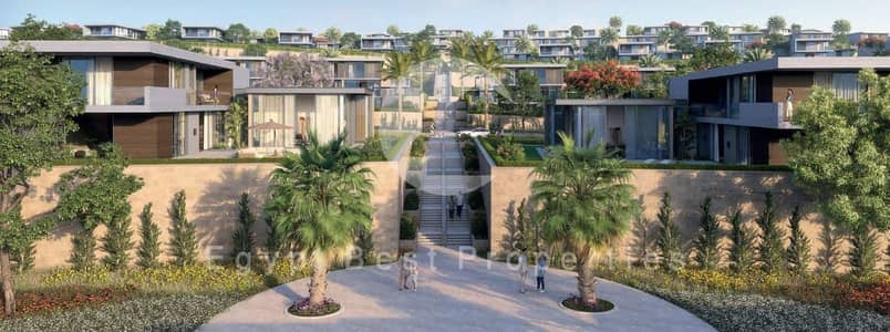 توين هاوس 4 غرف نوم للبيع في الشيخ زايد، الجيزة - Swan-Lake-West-villas. jpg