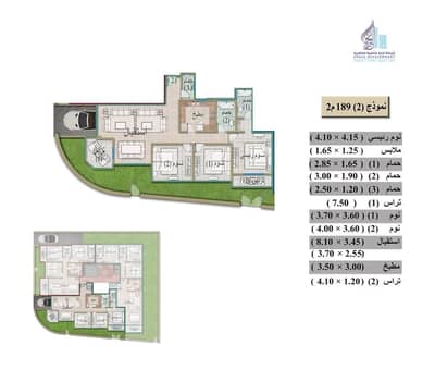 3 Bedroom Flat for Sale in New Cairo, Cairo - 2 typical. jpeg
