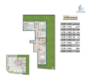3 Bedroom Flat for Sale in New Cairo, Cairo - 1 typical. jpeg
