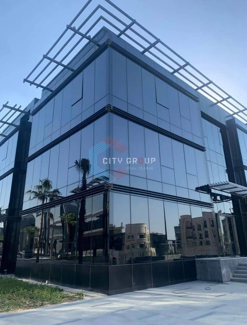 Administrative building for rent in Zahraa El Maadi for major companies, 2,500 square meters