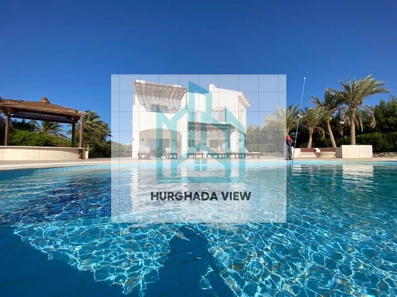 For Rent ! El gouna 5 bedrooms villa private s pool