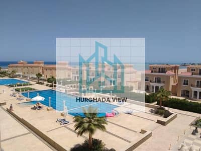 شقة 1 غرفة نوم للايجار في الغردقة، البحر الأحمر - For rent long term 1 bd apartment with 5 share s pool&private beach