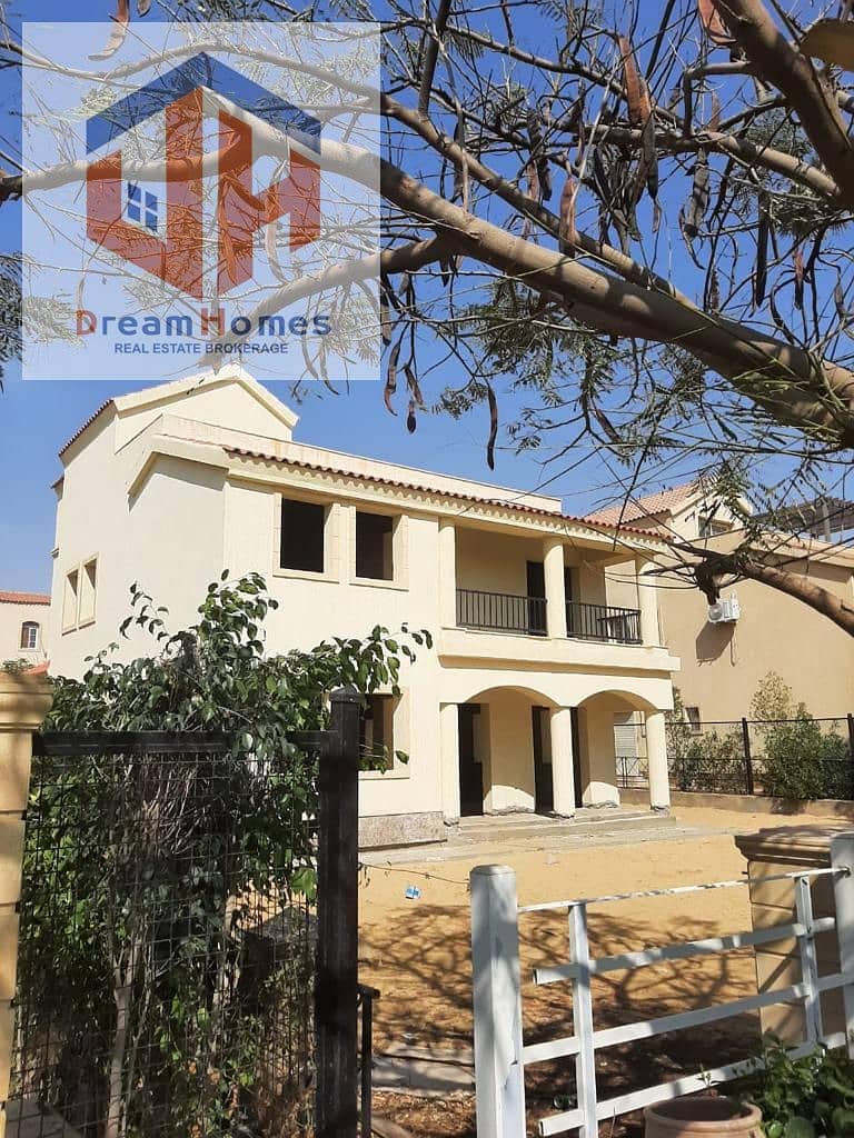 A shot of the owner of a villa model x for sale cash in Madinaty.