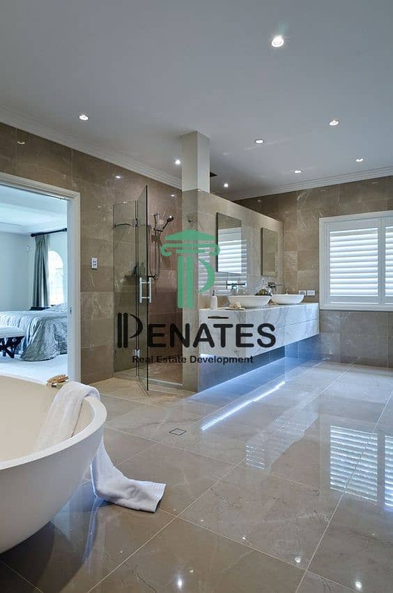 12 Shower behind vanity _ Bathroom interior design, Luxury furniture living room, Luxury bathroom. jpeg