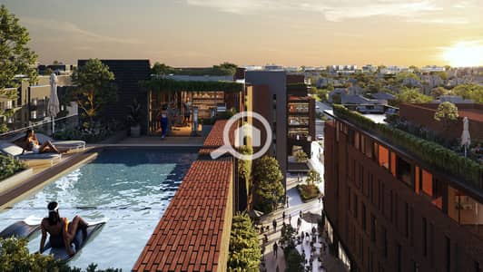 1 Bedroom Hotel Apartment for Sale in New Cairo, Cairo - CAM62- POOL ROOF. jpeg. jpg