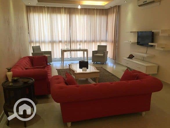 شقة مفروش فى شيراتون المطار شارع رئيسي ومكيفة بالكامل سوبرلوكس160م