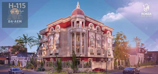 أرض سكنية  للبيع في القاهرة الجديدة، القاهرة - واجهة-مشروع-رونزا-H115-بيت-الوطن-التجمع-الخامس. jpg